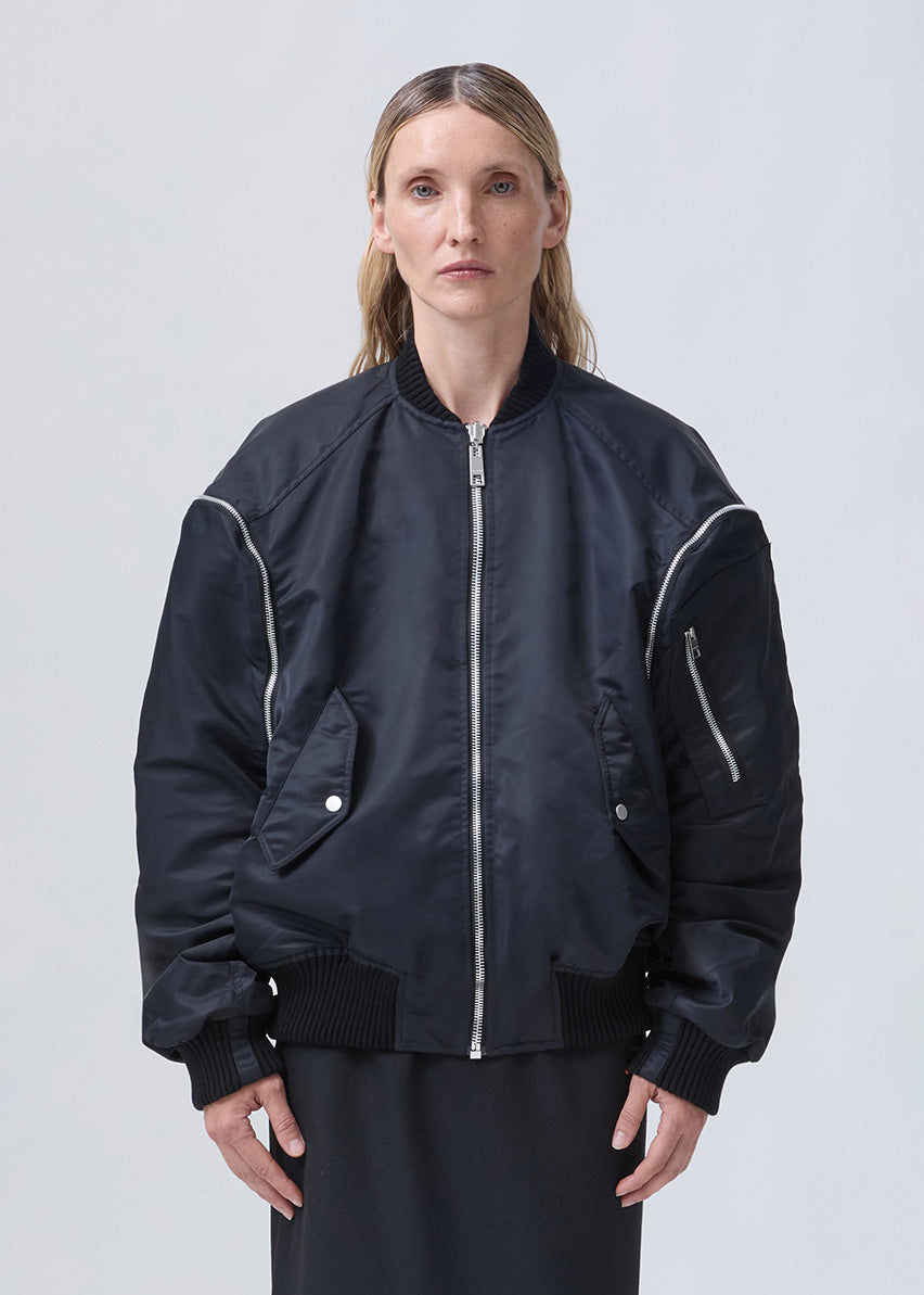 BRITISH BULLDOG BOMBER BLACK