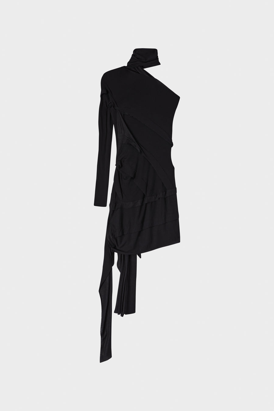 WRAP DRESS BLACK