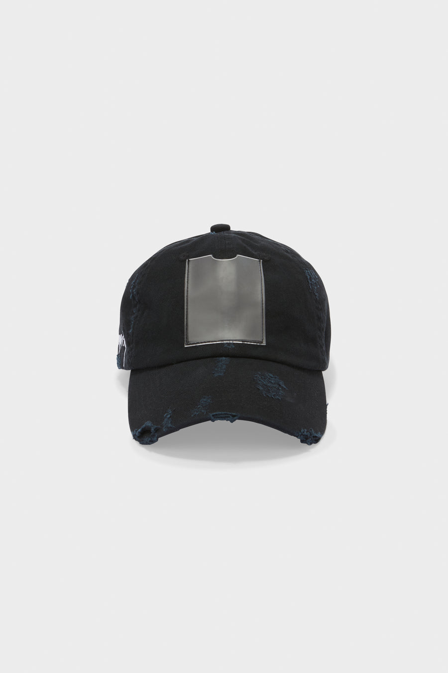 DISTRESSED VESPER CAP BLACK