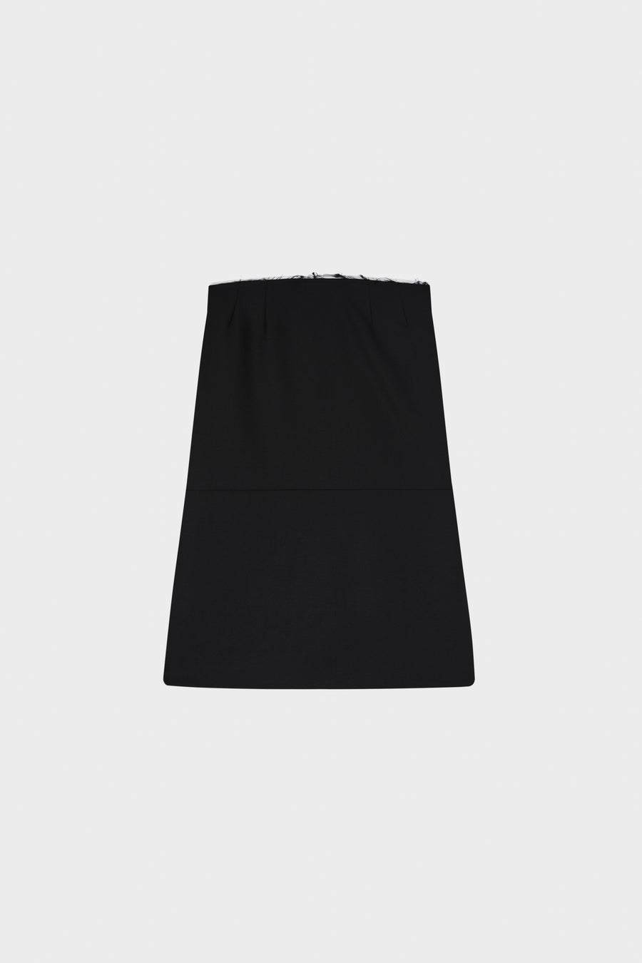 CONVEX SKIRT BLACK